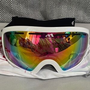 Morrow White Frame Snowboard Goggles